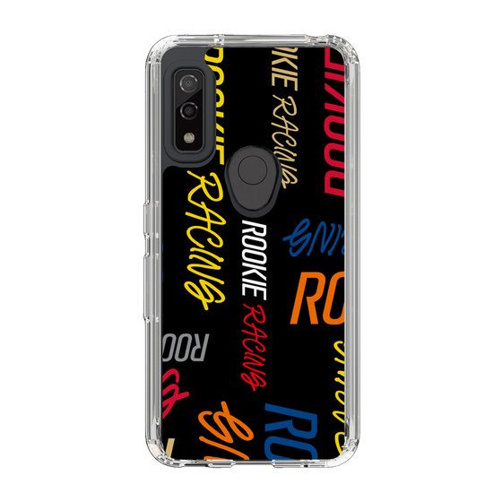 スリムプロテクションケース［ ルーキーレーシング - カラフルロゴ - ブラック ］