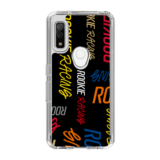 スリムプロテクションケース［ ルーキーレーシング - カラフルロゴ - ブラック ］