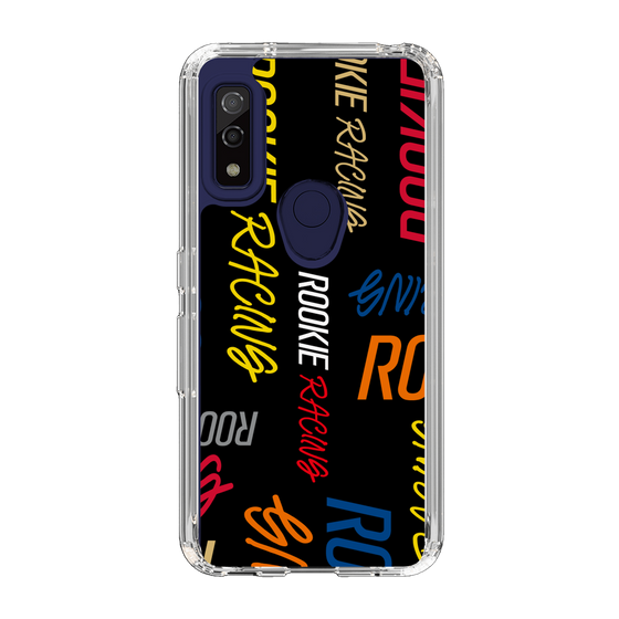 スリムプロテクションケース［ ルーキーレーシング - カラフルロゴ - ブラック ］