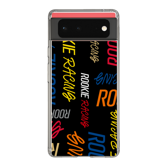 スリムプロテクションケース［ ルーキーレーシング - カラフルロゴ - ブラック ］