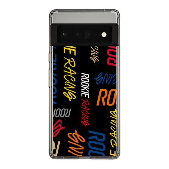 スリムプロテクションケース［ ルーキーレーシング - カラフルロゴ - ブラック ］