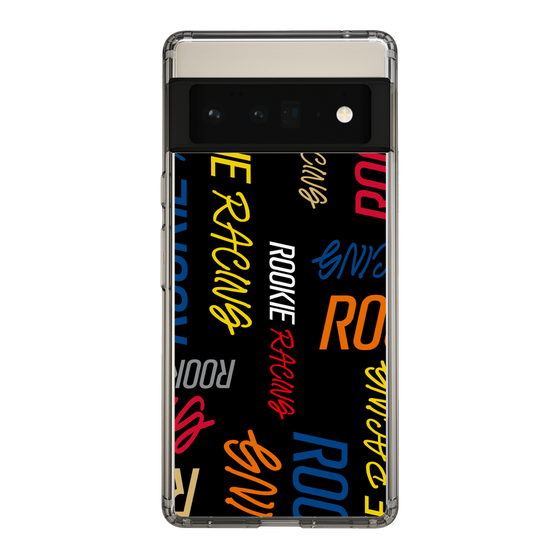 スリムプロテクションケース［ ルーキーレーシング - カラフルロゴ - ブラック ］