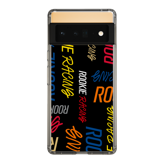 スリムプロテクションケース［ ルーキーレーシング - カラフルロゴ - ブラック ］