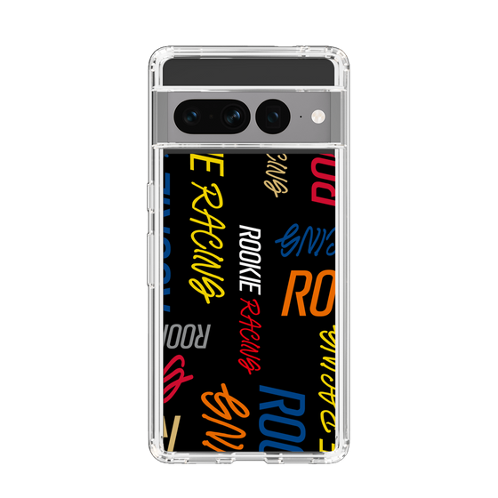 スリムプロテクションケース［ ルーキーレーシング - カラフルロゴ - ブラック ］