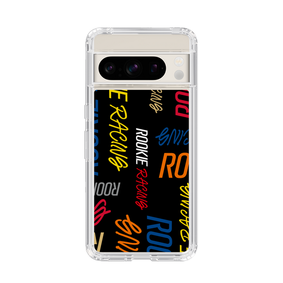 スリムプロテクションケース［ ルーキーレーシング - カラフルロゴ - ブラック ］