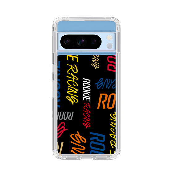 スリムプロテクションケース［ ルーキーレーシング - カラフルロゴ - ブラック ］