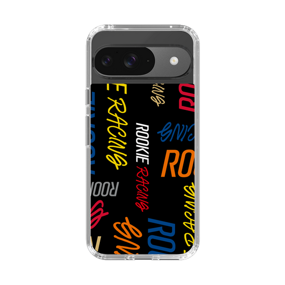 スリムプロテクションケース［ ルーキーレーシング - カラフルロゴ - ブラック ］