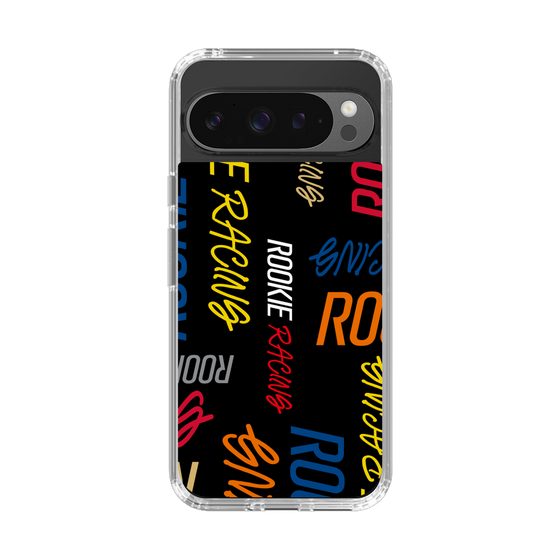 スリムプロテクションケース［ ルーキーレーシング - カラフルロゴ - ブラック ］