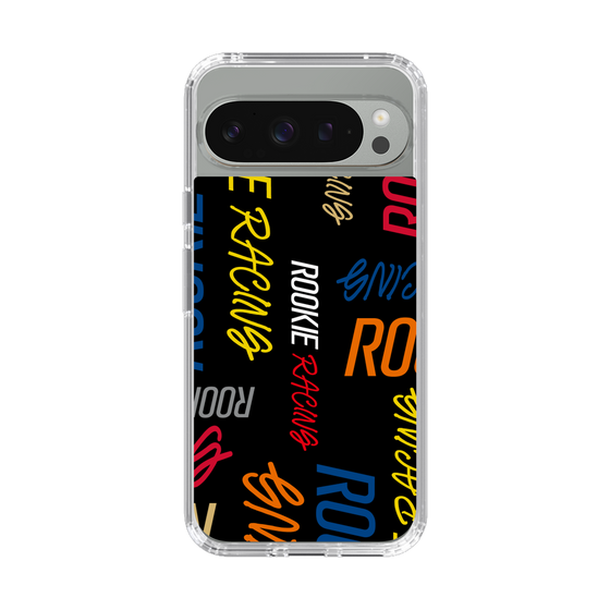 スリムプロテクションケース［ ルーキーレーシング - カラフルロゴ - ブラック ］