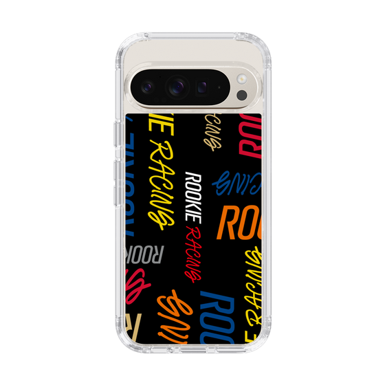 スリムプロテクションケース［ ルーキーレーシング - カラフルロゴ - ブラック ］