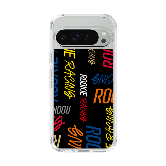 スリムプロテクションケース［ ルーキーレーシング - カラフルロゴ - ブラック ］