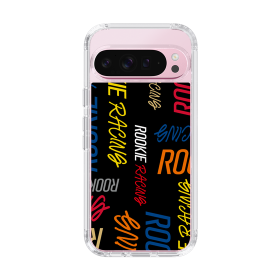 スリムプロテクションケース［ ルーキーレーシング - カラフルロゴ - ブラック ］