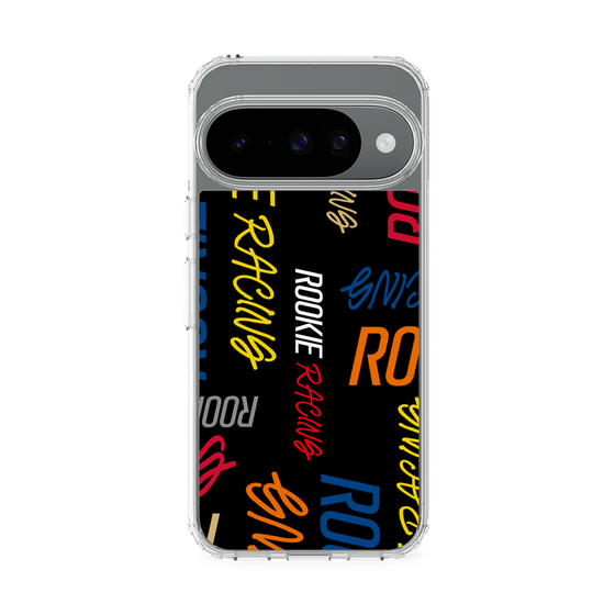 スリムプロテクションケース［ ルーキーレーシング - カラフルロゴ - ブラック ］