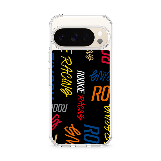 スリムプロテクションケース［ ルーキーレーシング - カラフルロゴ - ブラック ］