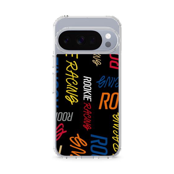 スリムプロテクションケース［ ルーキーレーシング - カラフルロゴ - ブラック ］