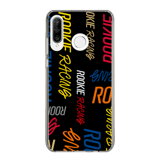 スリムプロテクションケース［ ルーキーレーシング - カラフルロゴ - ブラック ］