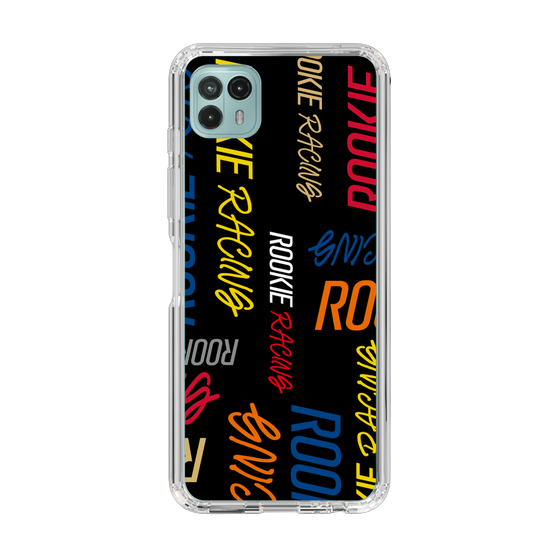 スリムプロテクションケース［ ルーキーレーシング - カラフルロゴ - ブラック ］