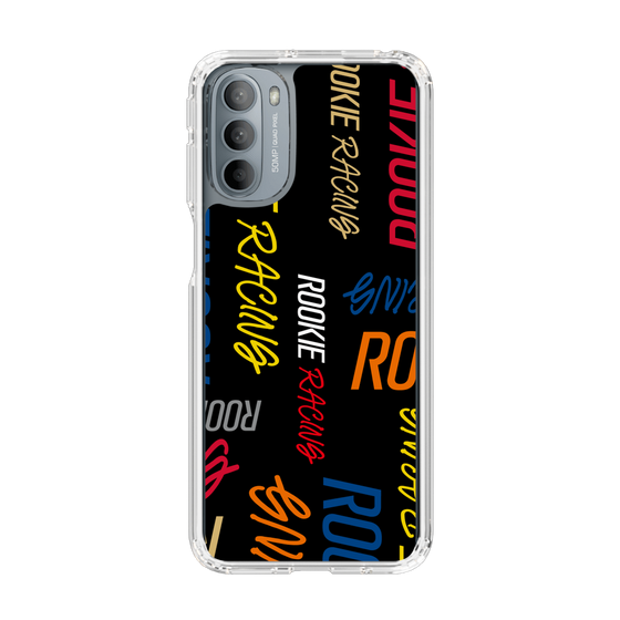 スリムプロテクションケース［ ルーキーレーシング - カラフルロゴ - ブラック ］