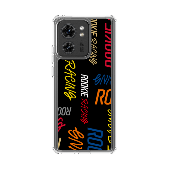 スリムプロテクションケース［ ルーキーレーシング - カラフルロゴ - ブラック ］