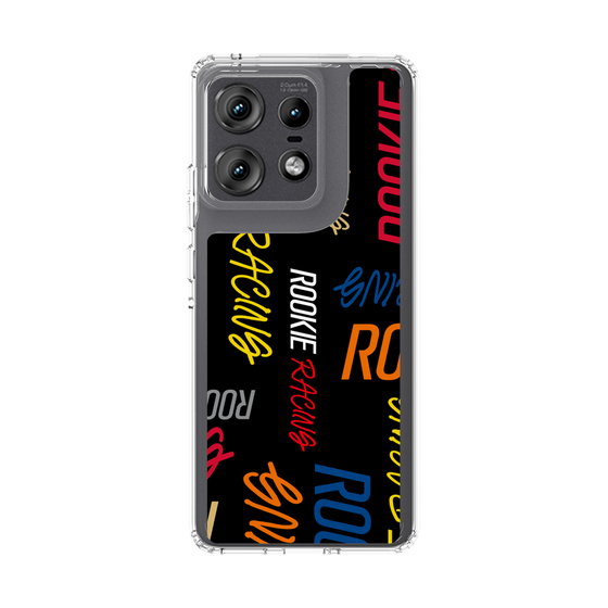 スリムプロテクションケース［ ルーキーレーシング - カラフルロゴ - ブラック ］