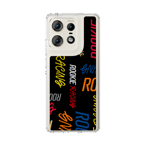 スリムプロテクションケース［ ルーキーレーシング - カラフルロゴ - ブラック ］