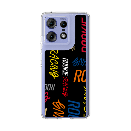 スリムプロテクションケース［ ルーキーレーシング - カラフルロゴ - ブラック ］