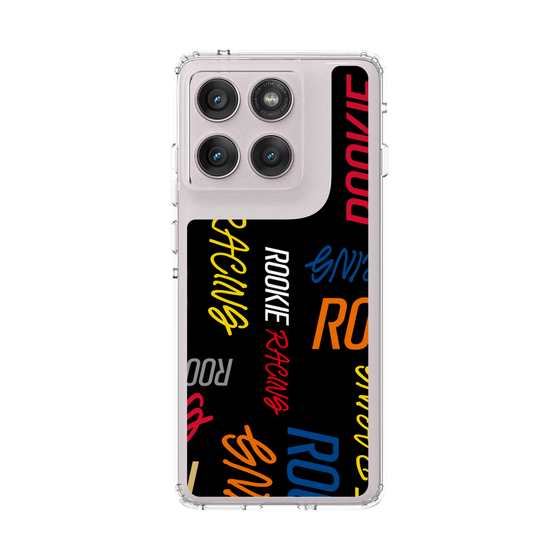 スリムプロテクションケース［ ルーキーレーシング - カラフルロゴ - ブラック ］