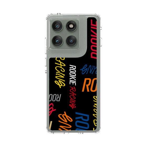 スリムプロテクションケース［ ルーキーレーシング - カラフルロゴ - ブラック ］