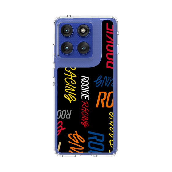 スリムプロテクションケース［ ルーキーレーシング - カラフルロゴ - ブラック ］