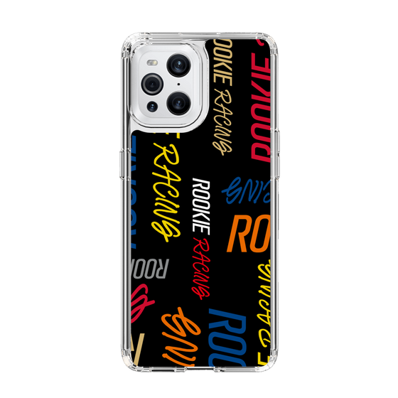 スリムプロテクションケース［ ルーキーレーシング - カラフルロゴ - ブラック ］