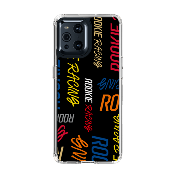 スリムプロテクションケース［ ルーキーレーシング - カラフルロゴ - ブラック ］