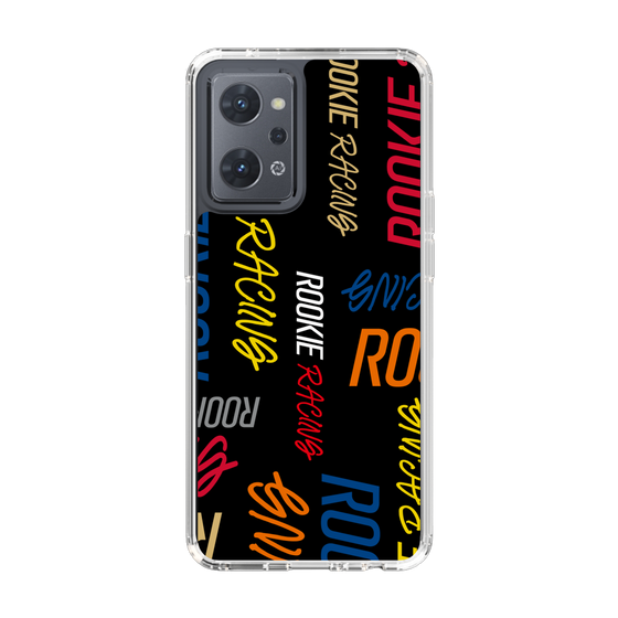 スリムプロテクションケース［ ルーキーレーシング - カラフルロゴ - ブラック ］