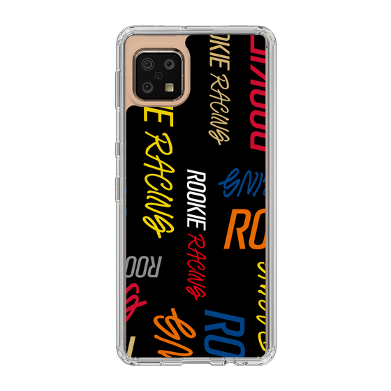 スリムプロテクションケース［ ルーキーレーシング - カラフルロゴ - ブラック ］