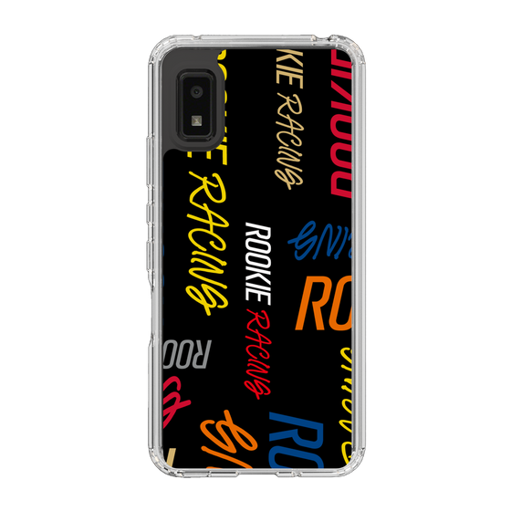 スリムプロテクションケース［ ルーキーレーシング - カラフルロゴ - ブラック ］