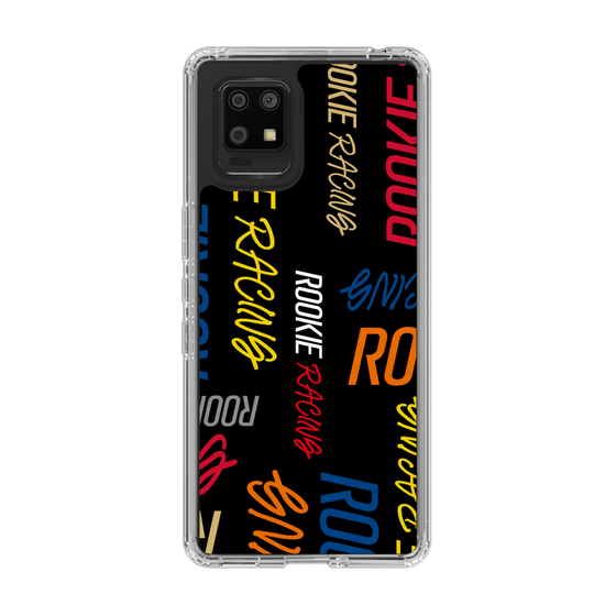 スリムプロテクションケース［ ルーキーレーシング - カラフルロゴ - ブラック ］