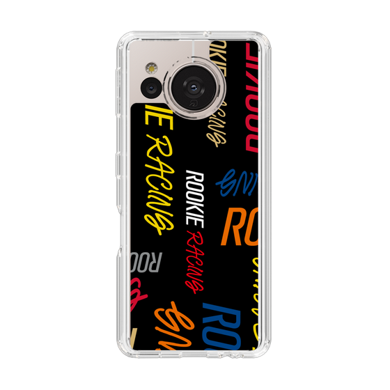 スリムプロテクションケース［ ルーキーレーシング - カラフルロゴ - ブラック ］