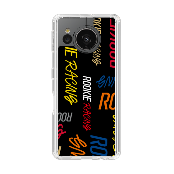 スリムプロテクションケース［ ルーキーレーシング - カラフルロゴ - ブラック ］