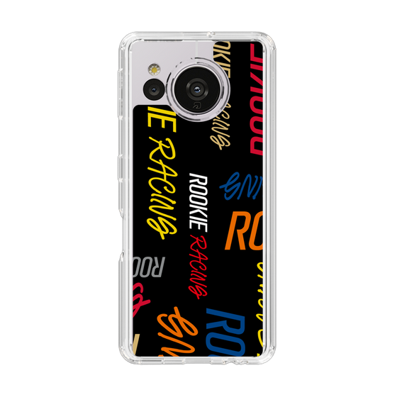 スリムプロテクションケース［ ルーキーレーシング - カラフルロゴ - ブラック ］