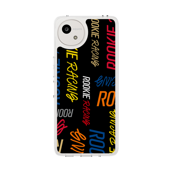 スリムプロテクションケース［ ルーキーレーシング - カラフルロゴ - ブラック ］