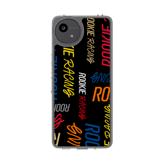 スリムプロテクションケース［ ルーキーレーシング - カラフルロゴ - ブラック ］