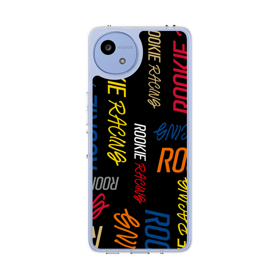 スリムプロテクションケース［ ルーキーレーシング - カラフルロゴ - ブラック ］