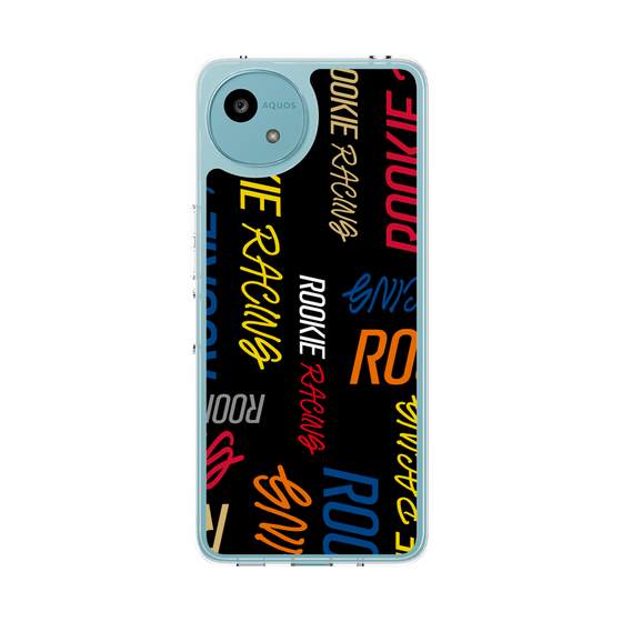 スリムプロテクションケース［ ルーキーレーシング - カラフルロゴ - ブラック ］