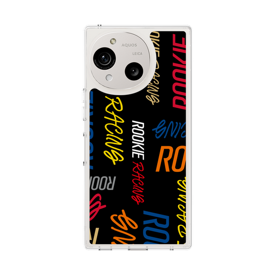 スリムプロテクションケース［ ルーキーレーシング - カラフルロゴ - ブラック ］