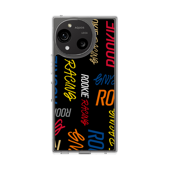 スリムプロテクションケース［ ルーキーレーシング - カラフルロゴ - ブラック ］