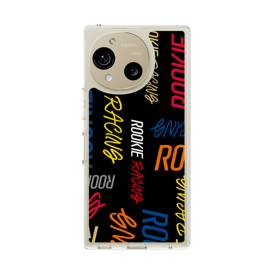 スリムプロテクションケース［ ルーキーレーシング - カラフルロゴ - ブラック ］