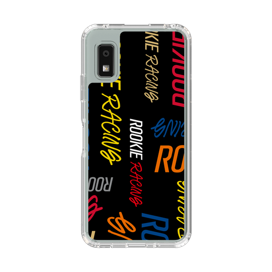 スリムプロテクションケース［ ルーキーレーシング - カラフルロゴ - ブラック ］