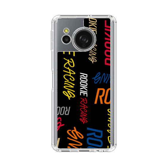 スリムプロテクションケース［ ルーキーレーシング - カラフルロゴ - ブラック ］