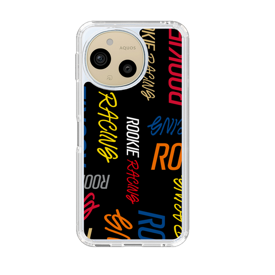 スリムプロテクションケース［ ルーキーレーシング - カラフルロゴ - ブラック ］