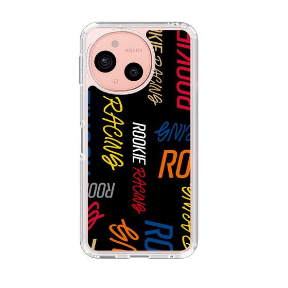 スリムプロテクションケース［ ルーキーレーシング - カラフルロゴ - ブラック ］