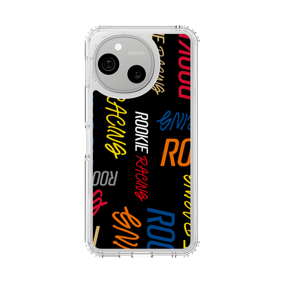 スリムプロテクションケース［ ルーキーレーシング - カラフルロゴ - ブラック ］